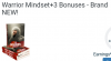 Warrior Mindset+3 Bonuses - Brand NEW!