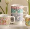 ￼Kitchen Plus Maui Coffee Tea Ceramic Cute Designed Stackable Cup
