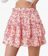 Floral Mini Skirt