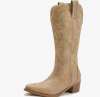 Beige Cowboy Boots
