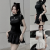 Sét áo chữ đá chân váy ren - SV39