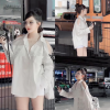 Sơ mi khoét vai form rộng