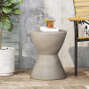 Round Concrete Side Table