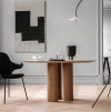 Modern Round Solid Wood Dining Table