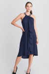 Buy Now Women's Jewel Neck Halter Dress