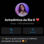 Grupo para ficar por dentro das promos e brindes ❤️