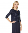 Buy Women's Plus Size Tea Length Button-Front Jacket Dress