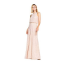 Buy Adrianna Papell Women's Art Deco Beaded Blouson Dress with Halter Neckline