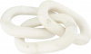 Bloomingville 13” Decorative Marble Chain Link Figurine