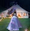 Buy LED Light up Fiber Optic Formal Luxury Glowing Party Wedding Dress Luminous Bridal Gown