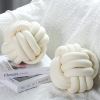 Namalu 2 Pieces Knot Ball Pillows Cream White
