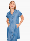 Buy NIC+ZOE Women's Drapery Denim Shirt Dress
