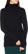 Buy Amazon Essentials Women's Fisherman Cable Turtleneck Sweater (Available in Plus Size)