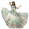 Buy MedeShe Women's Chiffon Floral Holiday Beach Bridesmaid Maxi Dress Sundress
