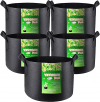 Amazon vertical gardening - VIVOSUN 5-Pack 5 Gallon Grow Bags