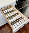 MIUKAA Spice Drawer Organizer for Drawers Wider Than 9 inches