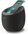 Belkin SOUNDFORM Elite Hi-Fi Smart Speaker + Wireless Charger (Alexa Voice-Controlled Bluetooth Speaker) Sound Technology By Devialet, Fast Wireless Charging for iPhone, Samsung Galaxy & More - Black