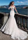 Buy Fenghauvip Mermaid Wedding Dress Long Sleeves Embroidery Bride Dress