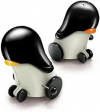 Simposh Rolling Penguins | Salt & Pepper Movers & Shakers | Wind-Up and Penguin Salt & Pepper Shakers Roll Across The Table