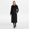 Buy Karl Lagerfeld Paris Women's Military Long Wool Coat