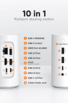 10 in 1 USB-C Docking Station