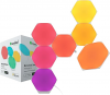 Nanoleaf Shapes WiFi and Thread Smart RGBW 16M+ Color LED Dimmable Gaming and Home Decor Wall Lights Smarter Kits Hexagons Smarter Kit (7 Pack)