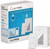 Lutron Caseta Single-Pole/3-Way Smart Lighting Lamp Dimmer and Remote Kit | P-PKG1P-WH | White