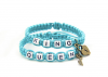 Pulseiras queen and king - Cor azul