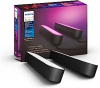 Philips Hue Play White & Color Smart Light, 2 Pack Base kit, Hub Required/Power Supply Included (Works with Amazon Alexa, Apple Homekit & Google Home), Black, Base Kit, 2 Pack