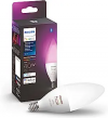 Philips Hue White and Color Ambiance Smart LED Candle with E12 Candelabra Base - 1 Pack - Color Changing Light for Chandeliers - Works with Amazon Alexa, Apple HomeKit and Google Assistant