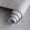 3YECAO 16"×354" 3D Concrete Cement Wallpaper Peel and Stick Light Grey Faux Concrete Contact Paper Vinyl Wrap