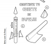 Plantilla Cohete de Papel