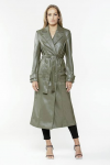 Buy Calvin Klein Women's Trench Wrap Waist Puffer Packable Jacket