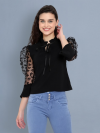 Buy Scarlet Darkness Womens Vintage Victorian Blouse Button Down Mock Neck Shirt