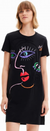 Buy Desigual Women's Woman Knit Dress Short Sleeve