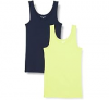Buy Amazon Essentials Women's Slim Fit Square Neck Tank, Pack of 2