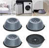 Dadop 4Pcs Anti Vibration Pads for Washing Machine and Dryer Shock and Noise Cancelling Washing Machine Support Prevent Moving Shaking Walking Universal Size