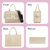 VINMIWE The Large Tote Bag, Crossbody Bags for Women Travel Tote Bag with Zipper Medium Cute Canvas Mesh Tote Bags