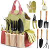 Best Garden Tool Kit for Indoors & Outdoors. Comes With Bag, Gloves, Garden Tool Set & Spray-Bottle  - Durable Garden Tools Set. Ideal Gifts for Women & Men, On discounts for $26.99