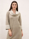 Buy Jessica Howard Women's Plus Shift Soft ¾ Sleeve Short Dress