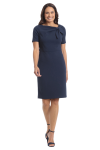 Buy London Times Women's Polished Sheath Dress with Bow Detail Career Office Event Occasion Guest of
