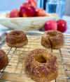 Homemade Apple Cinnamon Doughnuts