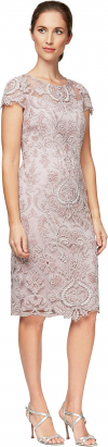 Buy Alex Evenings Women's Short Embroidered Dresses