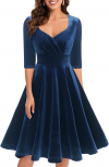 Buy Bbonlinedress Womens 1950s Vintage Cocktail Dress Cap Sleeve Retro Rockabilly Swing Dress