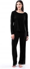 Buy Fruit of the Loom Women's Long Sleeve Tee and Pant 2 Piece Sleep Set