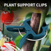 Ram-Pro 80 Piece Green Gentle Gardening Plant & Flower Lever Loop Gripper Clips, Tool for Supporting or Straightening Plant Stems, Stalks, and Vines, Garden Clips