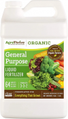 AgroThrive All Purpose Organic Liquid Fertilizer for Lawns, Vegetables, Greenhouses, Herbs and Everything Else that Grows $35.36