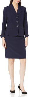 Buy Le Suit Women's 3 Btn Notch Collar Jackt/Skirt