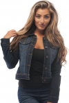 Buy Hollywood Star Fashion Womens Basic Button Down Denim Jean Jacket