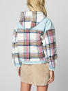 Buy [BLANKNYC] Womens Plaid Denim Patchwork Jacket